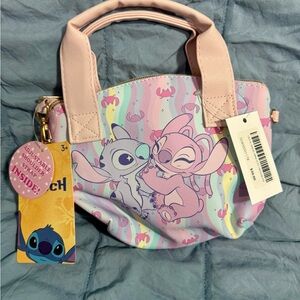 Disney Pink Stitch and Angel Mini Tote Bag